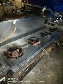 dapur 4 stove steel