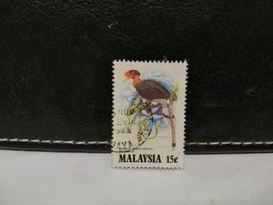 1983 Malaysia Stamp Hornbill Bird