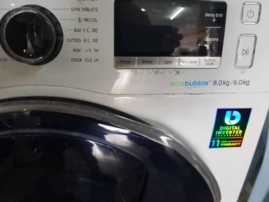 Inverter Samsung Dryer Combo Washer Mesin 7kg