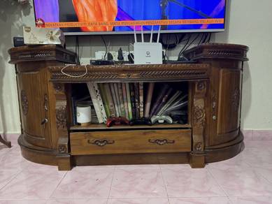 Rak tv kayu jati