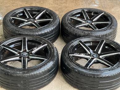Sport Rim 17 Second K2 Racing Wheels Siap Tayar Se