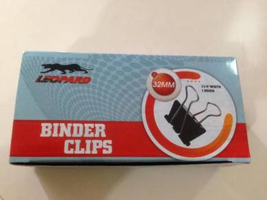 Binder Clips 32mm Width 12pcs per box