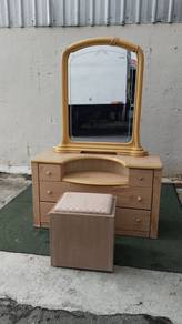 YD18A Meja Solek Dressing Table with Stool