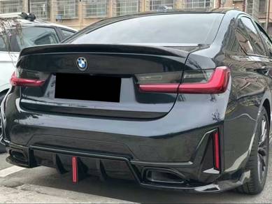 BMW G20 LCI Diffuser Bumper With Led Gloss Black