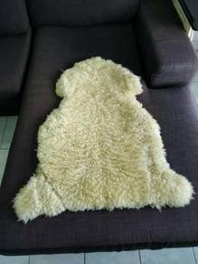 Original Luxurius Sheepskin Ivory Rug/Carpet