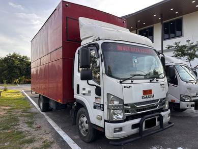 2019 Isuzu NPR81UKH 17FT BONDED DIESEL HIJAU 6TYRE