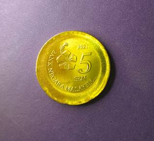 5 Sen error coin 2021