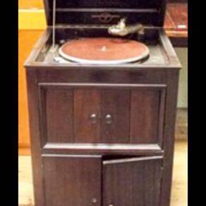 Antique floor standing gramophone