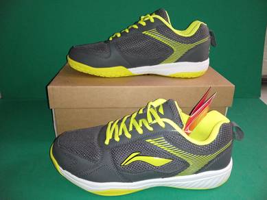 ITEM BARU_Kasut Badminton LI NING Grey size 43