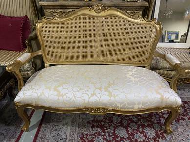 classic french style 2 seater chair