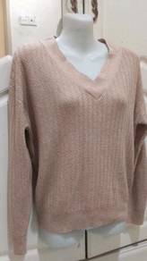 Pure knitwear nude colour baggy style