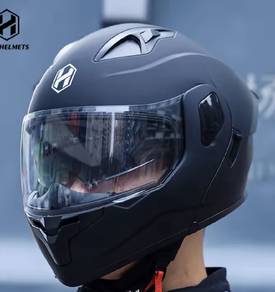 HNJ Modular Full Face Flip Up Double Visor Helmet