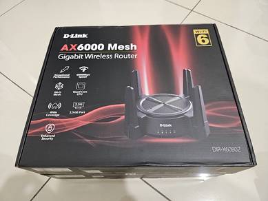 D-Link DIR-X6080Z AX6000 Wi-Fi 6 Mesh Router