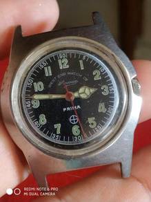Vintage West End swiss made military watch