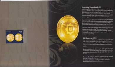 Premium Set $50 Years Central Bank Malaysia 2009
