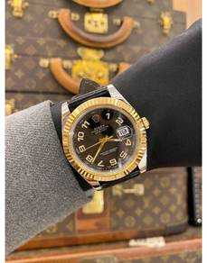 2013 Rolex Datejust Ii 18k 750 Yellow Gold