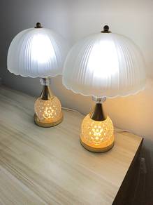 Double Switch Table Lamp Lampu Meja Gelas