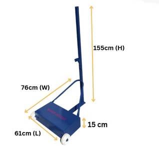 Badminton Takraw Post with Weight Wheels