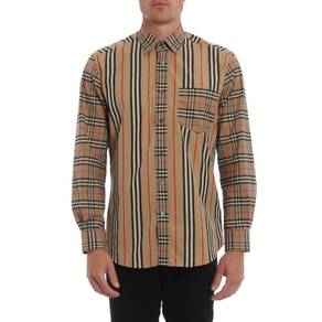 BURBERRY archive stripes slim fit cotton shirt