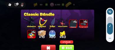 I am selling classic bundle in roblox