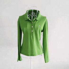 Lacoste Long Sleeve Green Tee