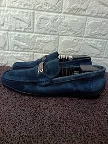 Uk9.5 Salvatore Ferragamo  Suede Loafers