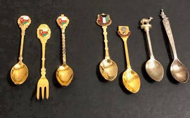Vintage Collectible Spoons from the Middle East