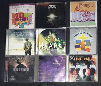 ALL CHRISTIAN WORSHIP & INSTRUMENTAL CD Lot