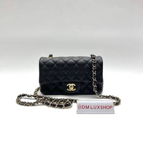 Preloved Chanel Black Caviar Mini Rectangular
