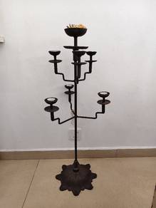 Vintage Iron Candle Holder
