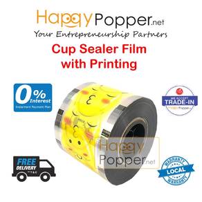 Cup Sealer Sealing Plastic Film Roll Rolls machine