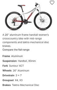 26" mountain bike for sales 21 speeds