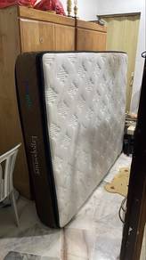 Cupboard with mirror and Queen size bed