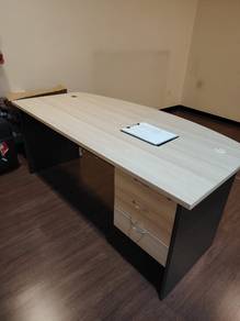 General D Shape Writting Office Table- PRELOVED