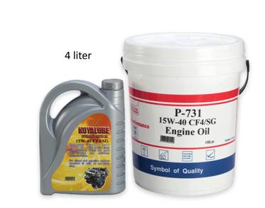 Koya P-731 15W-40 CF4/SG Engine Oil 4 liter x 4