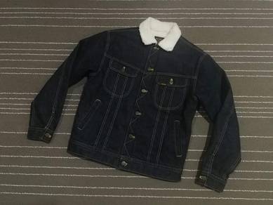 X LARGE selvedge SHERPA DENIM JACKET M