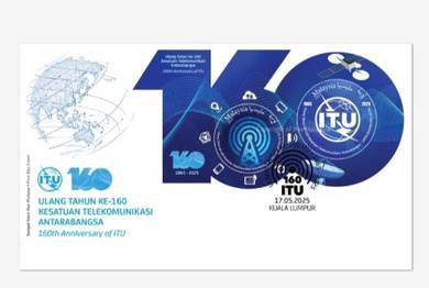 First Day Cover 160th ITU Malaysia 2025