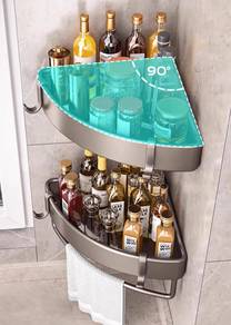 Bathroom Kithchen Corner Shelf Organizer