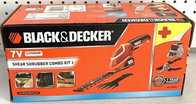 Black & Decker Shear Shrubber Grass Trimmer Cutter