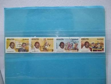 1979 Staffa Scotland Stamp Gandhi