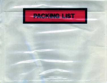 Packing List Self-Adhesive Envelope