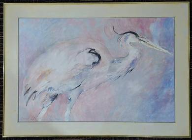 White Heron Dream Frame
