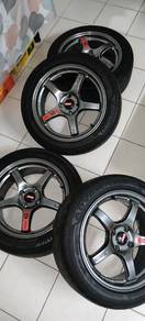SPORT RIM 16 inchi sekali tayar 