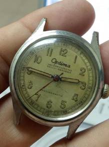 Vintage Optima military watch