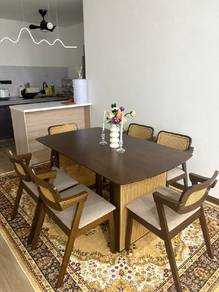 Dining Table Set 6 Chairs 