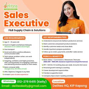 Sales Executive (F&B Supply Chain & Solutions)
