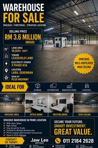 Warehouse / Factory For Sale in Labu,NSN