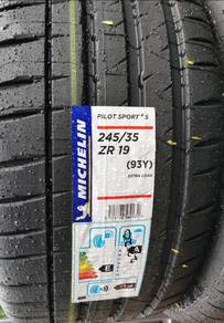 245 35 19 MICHELIN PS4 S PS4S Tayar Tyre New 2026