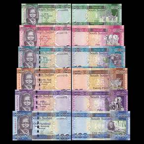 South Sudan complete set of 6 year 2011