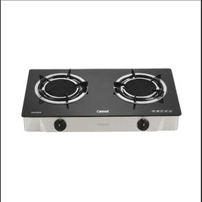 Cornell Double Burner Glass Gas Cooker CGSG155GIR